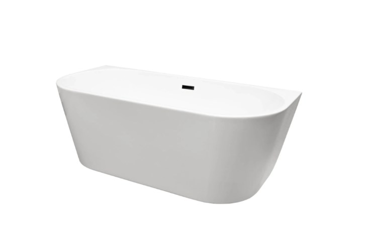 Seinale kinnituv vann Balneo VIVA 150 × 75 cm